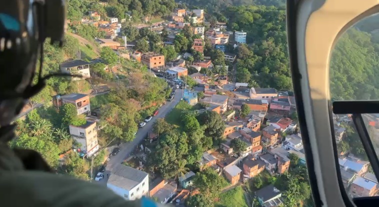 Operação Hidra mira integrantes do TCP no Morro do Romão e Forte São João, em Vitória