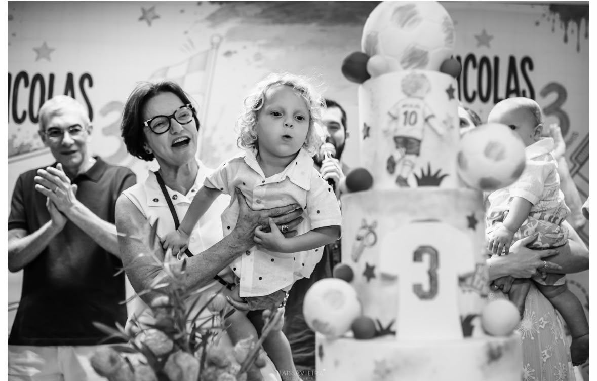 André Chieppe e Livia Dorsch celebram o aniversário de 3 anos do Nicolas