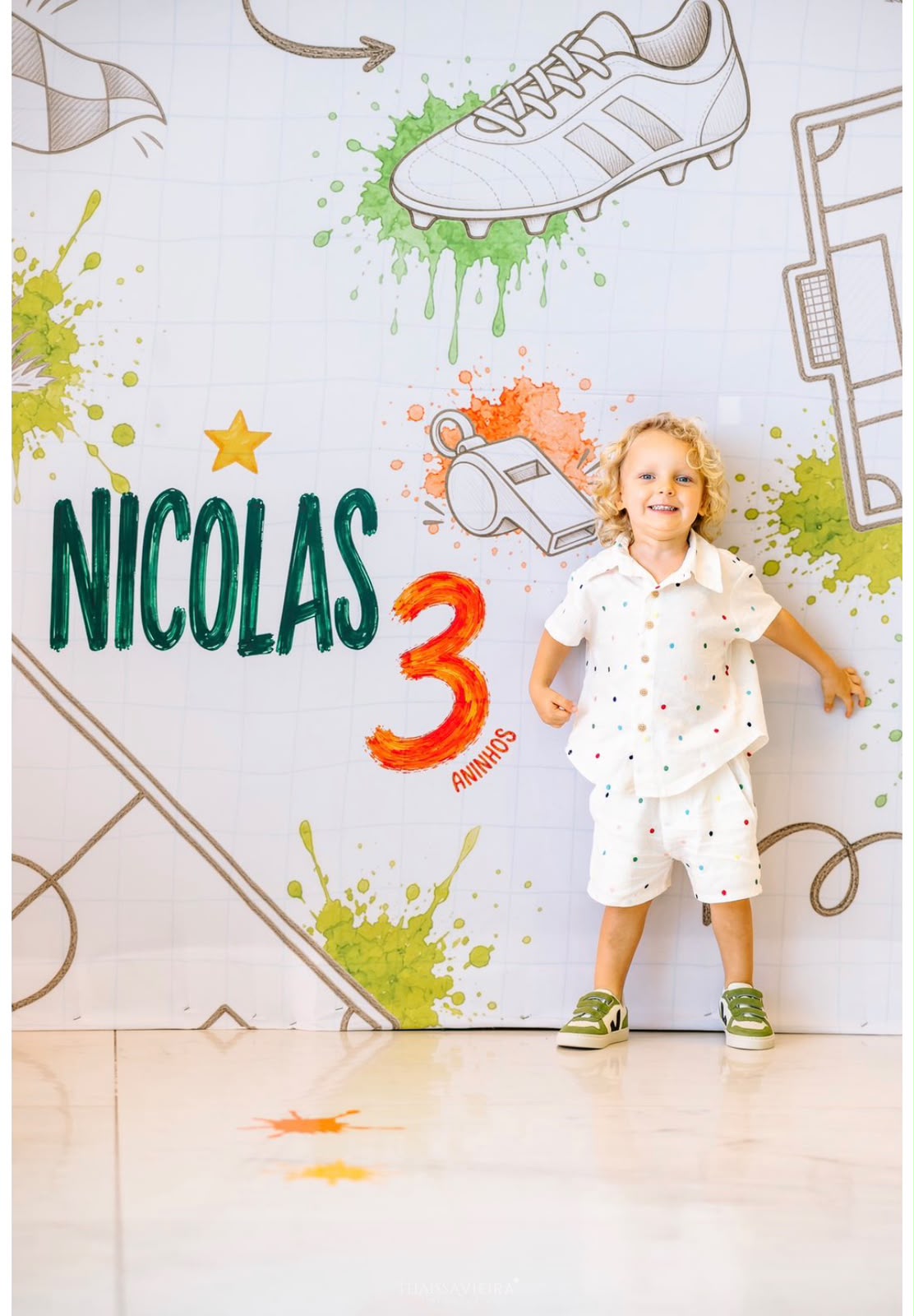 André Chieppe e Livia Dorsch celebram o aniversário de 3 anos do Nicolas