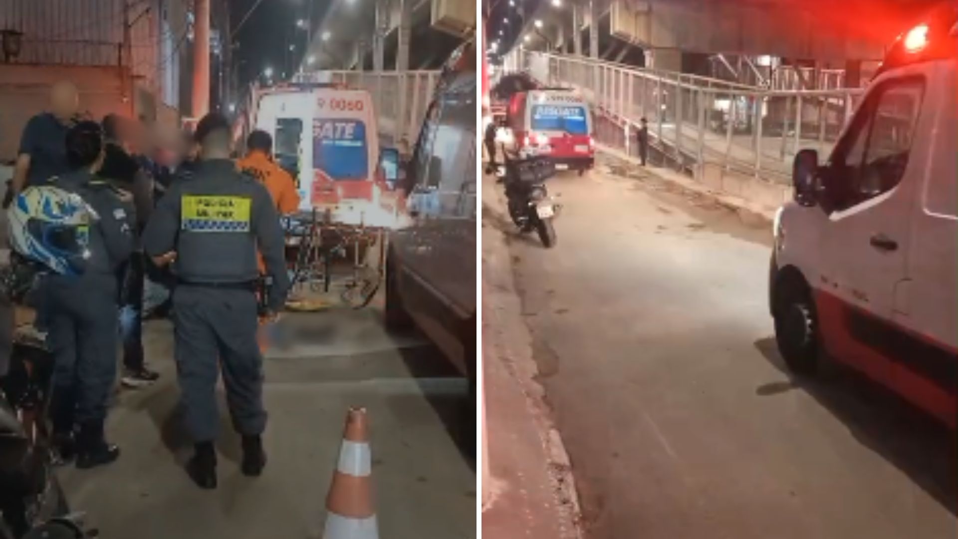 Motociclista é arremessado da Terceira Ponte