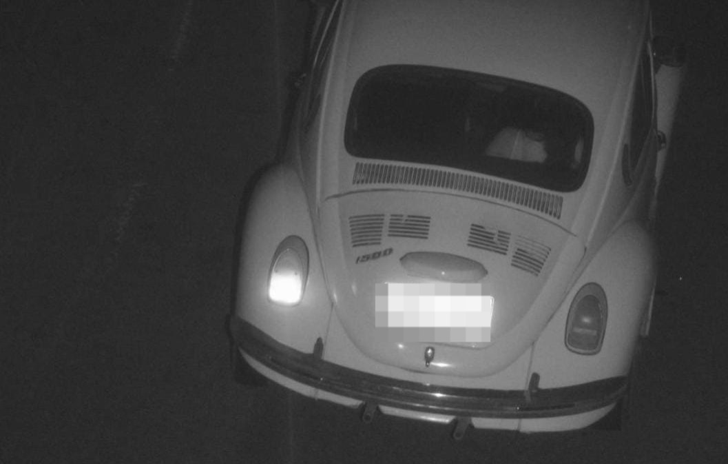 Carro de suspeito foi flagrado por câmeras de segurança no muncípio durante a madrugada