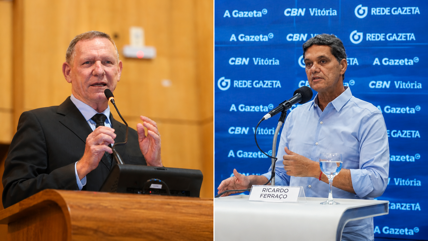 João Coser e Ricardo Ferraço