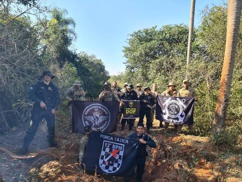 PF, Marinha, PMMS e DOF realizam operação de neutralização de porto clandestino.
