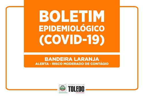 Toledo tem bandeira laranja no combate a Covid-19