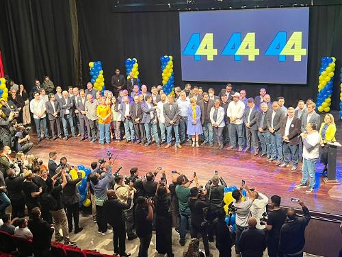 Convenção partidária estadual realizada na manhã desta terça-feira (02), em Curitiba.