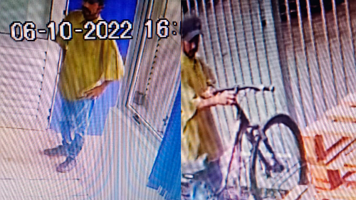 Furtando bicicleta