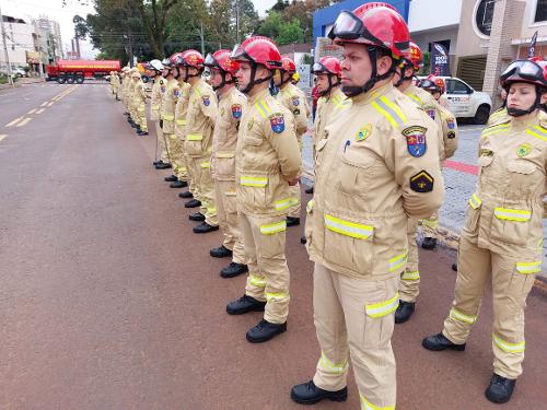 Desfile Corpo de Bombeiros do Paraná