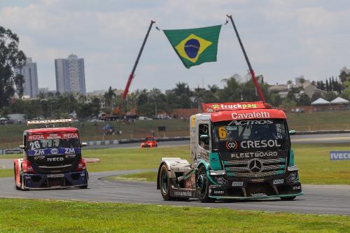 O piloto paranaense Wellington Cirino foi campeão da Copa Truck