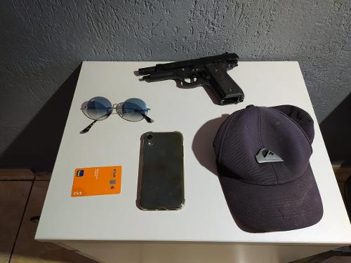 Objetos apreendidos pela GM