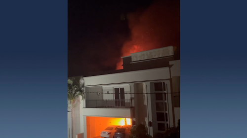 Incêndio em residência em Maringá