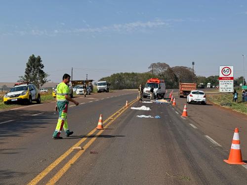 Motociclista morreu após grave acidente