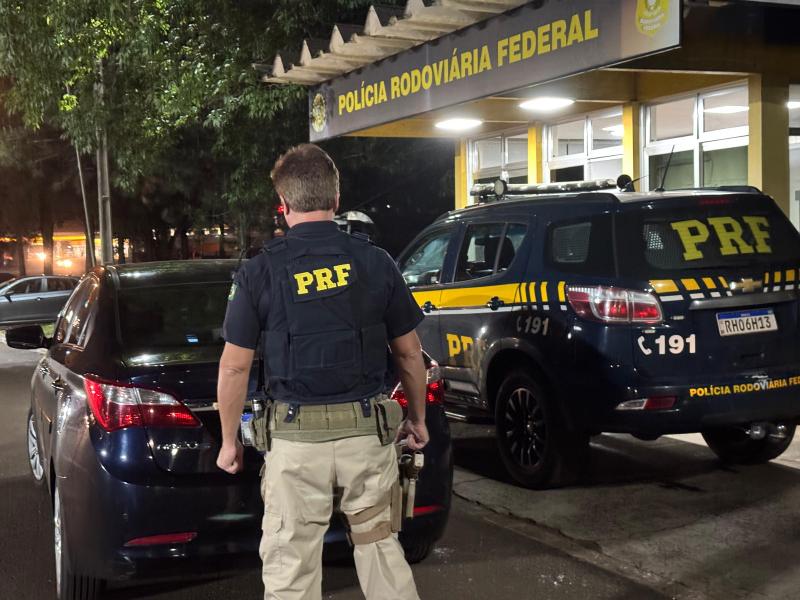 HB20 foi apreendido pela PRF em Laranjeiras