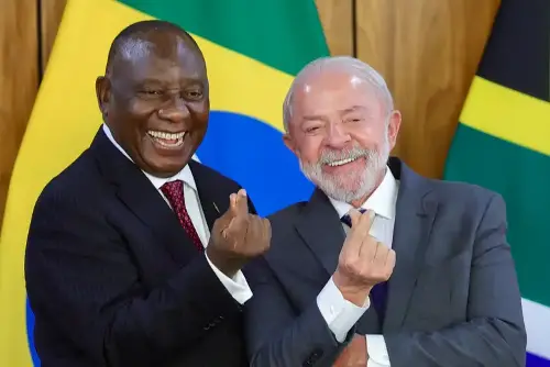 Presidente da África do Sul está em visita oficial ao Brasil