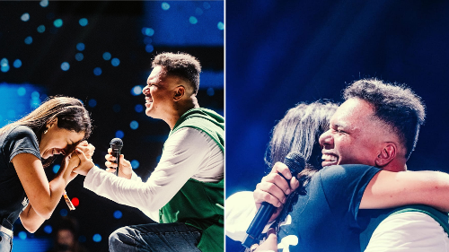 Fã já participou de shows com o grupo Sorriso Maroto