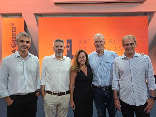 Bruno Passoni, Bruno Araújo, Karine Karam, Luiz Lara e Marcello Moraes