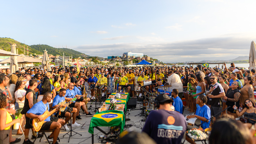 Samba Júnior reuniu o público na nova Orla de São Pedro