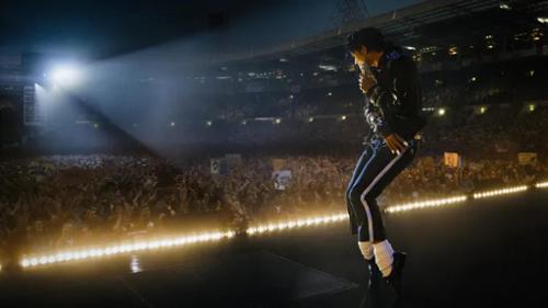 O ator Jaafar Jackson em 'Michael'