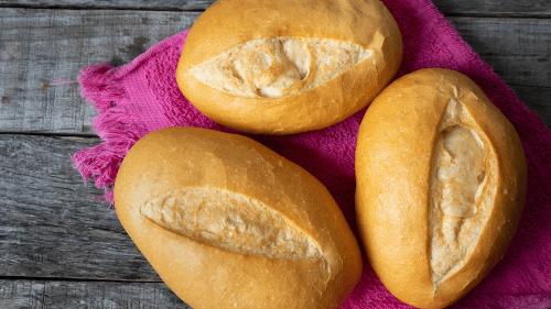 Pão francês caseiro
