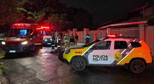 Mesmo ferido, homem correu por metros após ser esfaqueado em Londrina