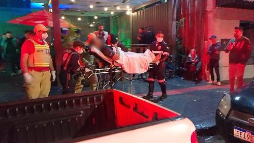Segurança ficou ferido ao levar tiro na perna