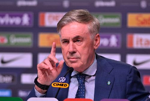 Carlo Ancelotti, técnico da Seleção Brasileira