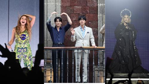 BTS, Shakira e Madonna