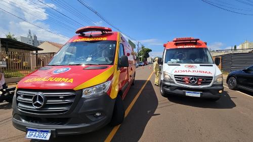 O acidente ocorreu na Perimetral Tancredo Neves, esquina com a Rua Panambi