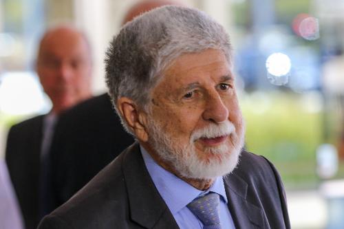 O assessor especial da presidência, Celso Amorim