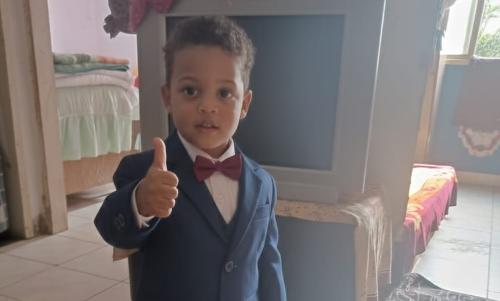 Rike Gonçalves dos Santos, de 3 anos, morreu em incêndio em Colatina