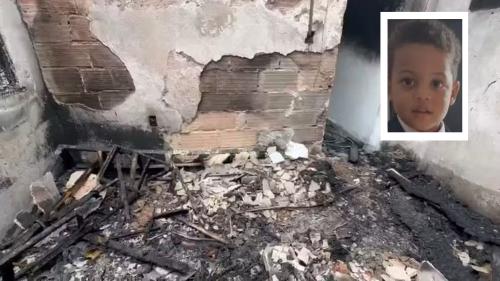 Rike Gonçalves dos Santos, de 3 anos, morreu em incêndio na casa em que morava, em Colatina