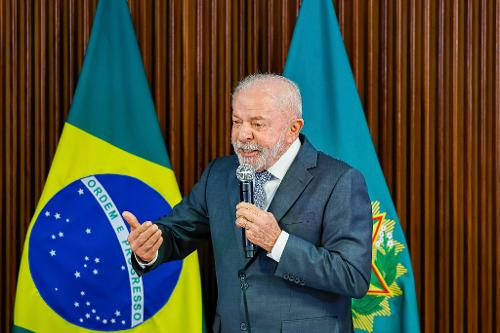 Presidente da República, Luiz Inácio Lula da Silva durante reunião Ministerial