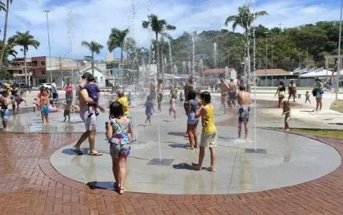 Fonte interativa da Prainha em Vila Velha