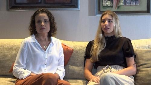 Luciana Aparecida Vieira Trancoso e Júlia Vieira Balestrero
