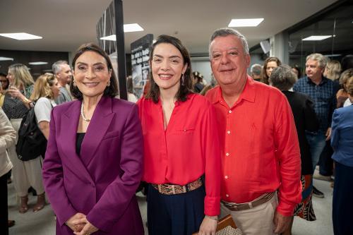 Elda, Marcela e Celestino Bussinger