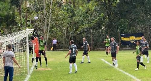 Lance de um jogo do Campeonato Municipal Rural 2025 de Alfredo Chaves