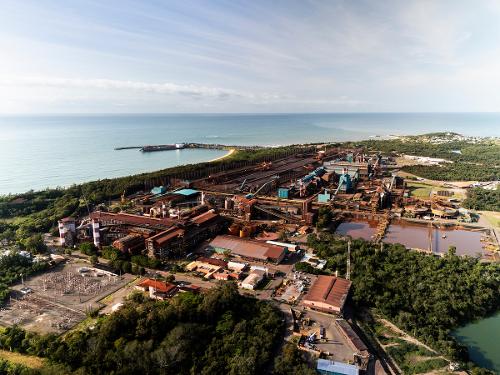 Unidade da Samarco em Ubu