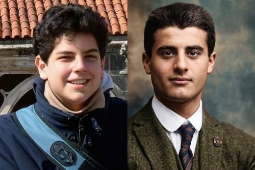 Carlo Acutis (à esquerda) e Pier Giorgio Frassati foram canonizados pelo papa Leão XIV