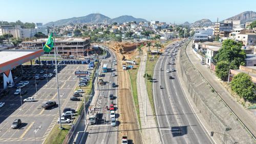 Obras do novo viaduto alteram temporariamente trânsito no sentido Campo Grande