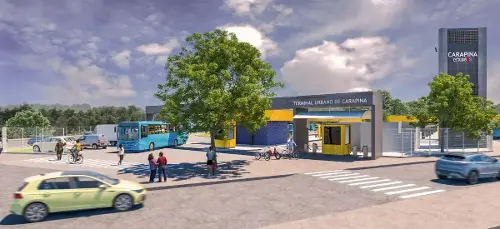 Obras no Terminal de Carapina, na Serra, já começaram