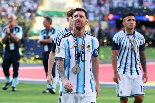 Messi após o segundo lugar na Copa do Mundo de 2026
