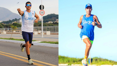 Corredores capixabas Jeronimo Santanna e Jonilson Prates