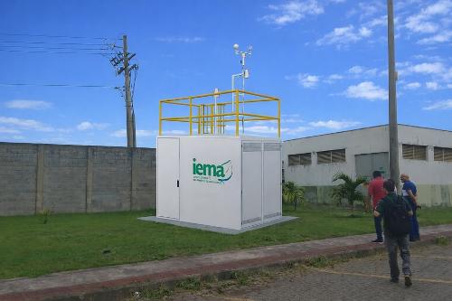 Estação de monitoramento que irá funcionar no Ifes de Vila Velha, em Soteco