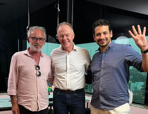 Diego Brandy, Renato Casagrande e Victor Carvalho