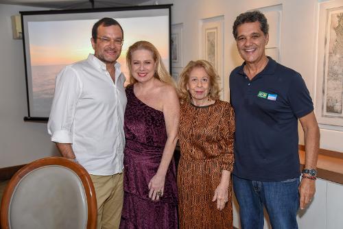 Diogo Lopes, Sandra Fonseca, Liseta Fonseca e o governador do ES Ricardo Ferraço