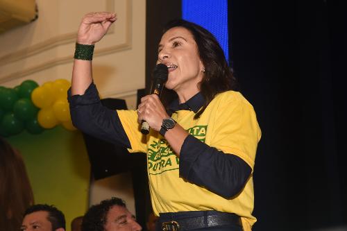 Maguinha Malta durante a Convenção Estadual do PL.