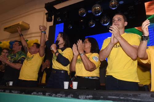 Maguinha Malta durante a Convenção Estadual do PL. Ao seu lado, o ex-prefeito de Vitória, Lorenzo Pazolini
