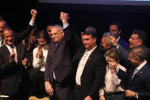 PL anuncia Alfredo Gaspar como vice-presidente do candidato Flávio Bolsonaro, nesta quarta-feira (5), em Brasília/DF.