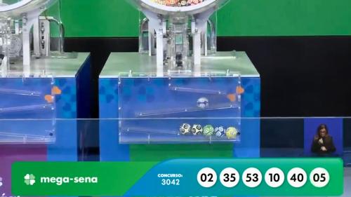 Mega-Sena 3042: veja as dezenas sorteadas neste domingo (9)