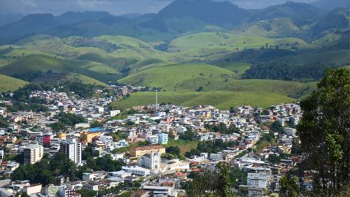 Vista parcial da cidade de Alegre, no Sul do Espírito Santo