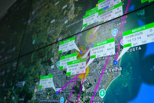 Monitoramento das tornozeleiras eletrônicas da Sejus